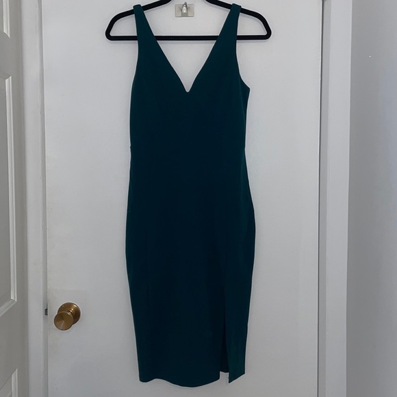 Lulus “Iconic Moment” Green Bodycon Midi Dress - Picture 2 of 7